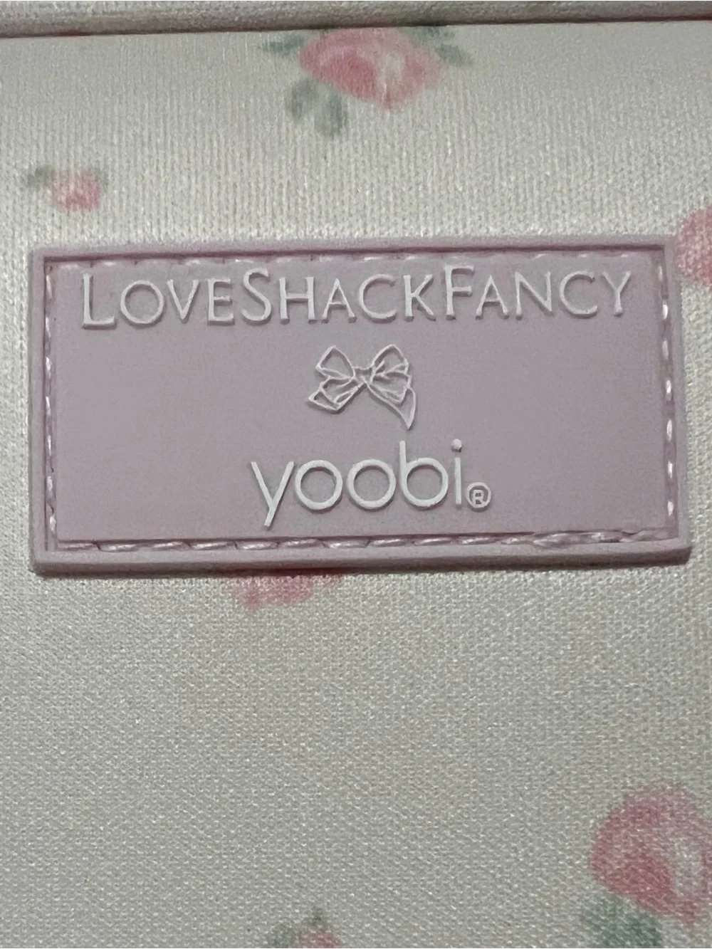 LoveShackFancy Pale Pink Floral Tablet Sleeve
